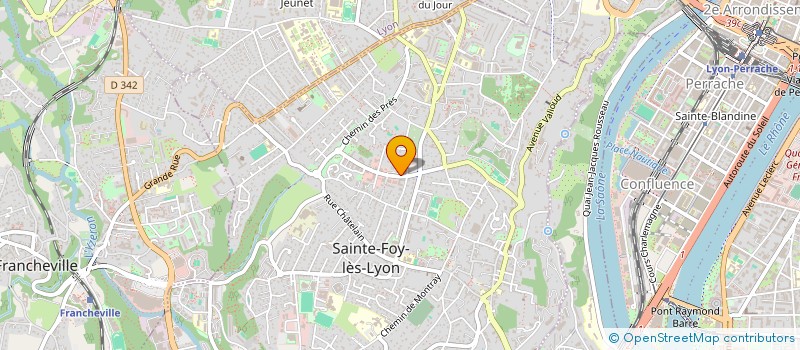 localisation de l'entreprise CARBONNEL & FREMONT - NOTAIRES  SAINTE-FOY-LES-LYON