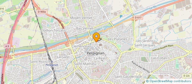 localisation de l'entreprise CARBONNEL SARL à PERPIGNAN