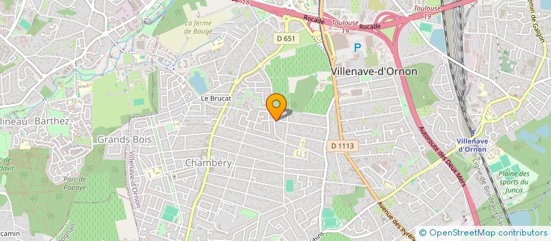 localisation de l'entreprise CARBONNIERE à VILLENAVE-D'ORNON