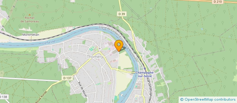 localisation de l'entreprise CARBOSERV à THOMERY