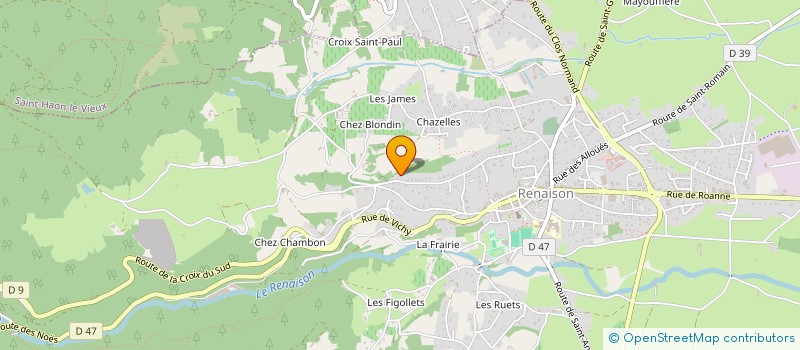 localisation de l'entreprise CARBROSS  RENAISON