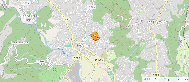 localisation de l'entreprise CARBRU  PEGOMAS