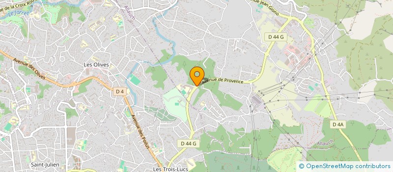 localisation de l'entreprise CARBU FUEL à ALLAUCH