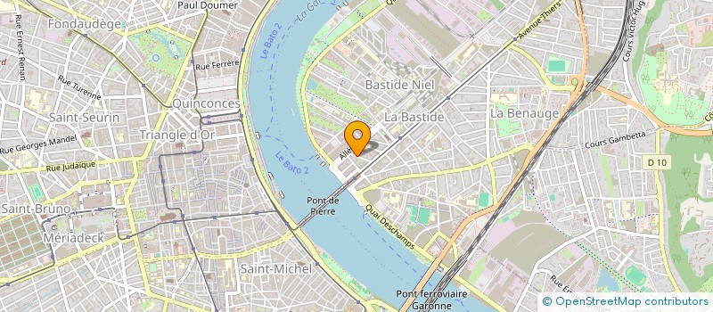 localisation de l'entreprise CARBU PROD  BORDEAUX