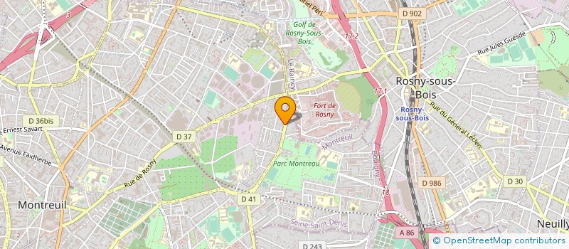 localisation de l'entreprise CARBU SERVICES à MONTREUIL