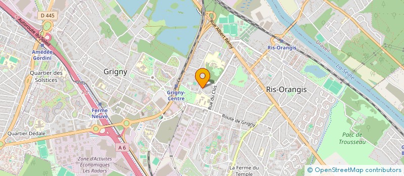 localisation de l'entreprise CARBUGA à RIS-ORANGIS