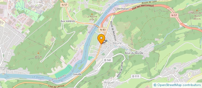 localisation de l'entreprise CARBUGO  BEURE