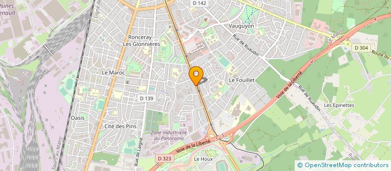 localisation de l'entreprise CARBUR'PERA à LE MANS