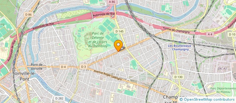 localisation de l'entreprise CARBURAL à CHAMPIGNY-SUR-MARNE