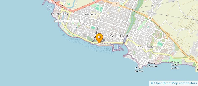 localisation de l'entreprise CARBURANT SERVICE & NETTOYAGE à SAINT-PIERRE