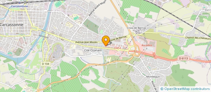 localisation de l'entreprise CARCA 11 VO  CARCASSONNE