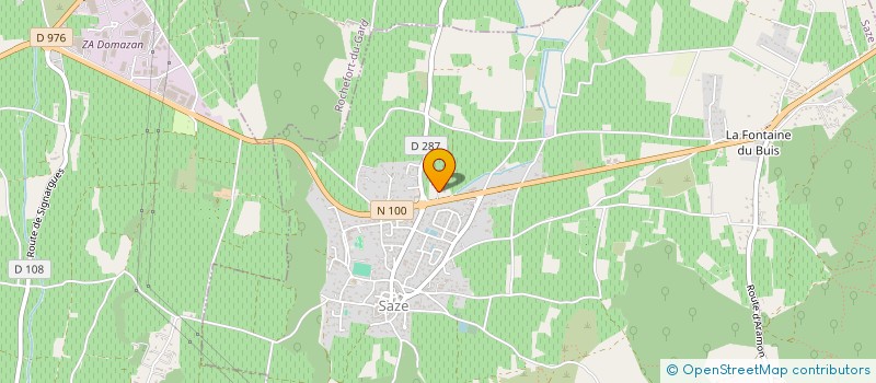 localisation de l'entreprise CARCA  SAZE