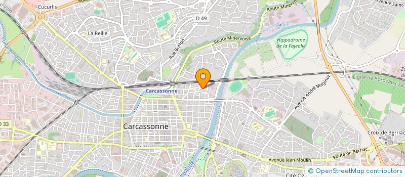 localisation de l'entreprise CARCA-MED à CARCASSONNE