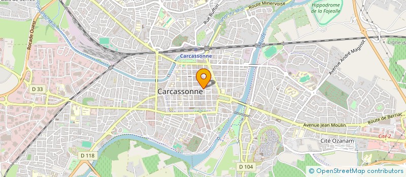 localisation de l'entreprise CARCA.PHONE  CARCASSONNE