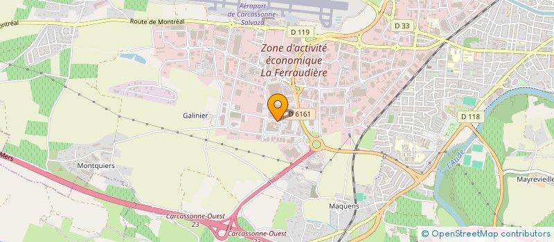 localisation de l'entreprise CARCAEST à CARCASSONNE