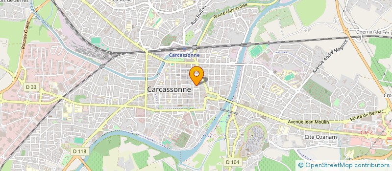 localisation de l'entreprise CARCAJAZZ  CARCASSONNE