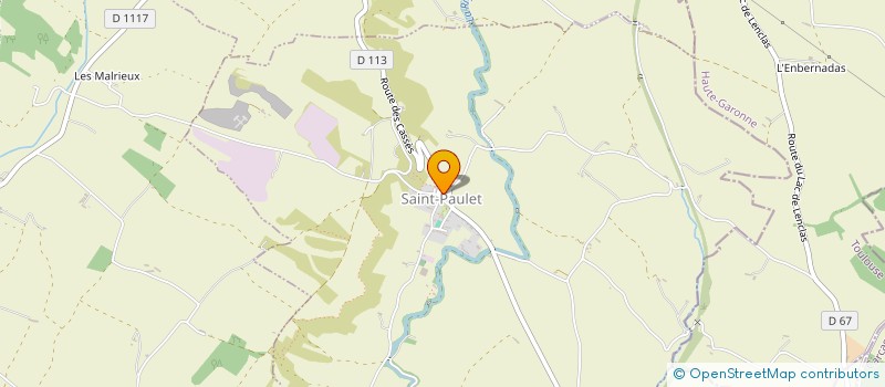 localisation de l'entreprise CARCAJOU PRODUCTION  SAINT-PAULET