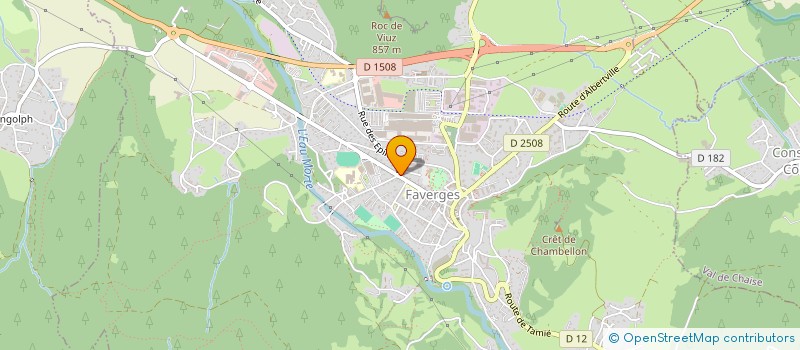 localisation de l'entreprise CARCAN ERIC à FAVERGES-SEYTHENEX