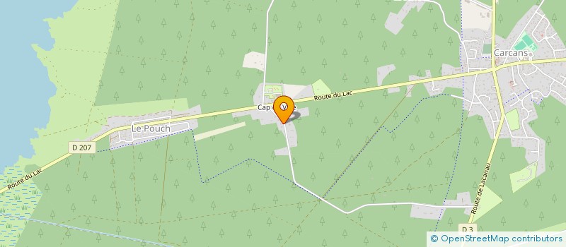 localisation de l'entreprise CARCANS SPORTS ORGANISATION  CARCANS