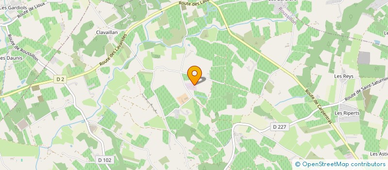 localisation de l'entreprise CARCARILLE  GORDES