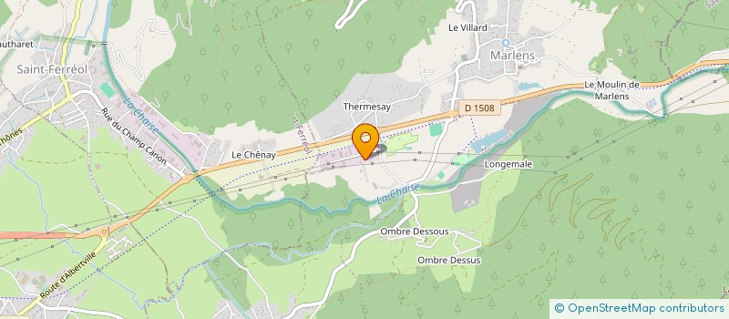 localisation de l'entreprise CARCASSE 74  VAL DE CHAISE