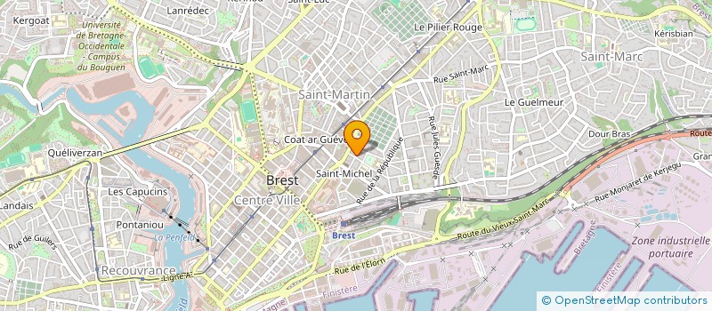 localisation de l'entreprise CARCASSES à BREST