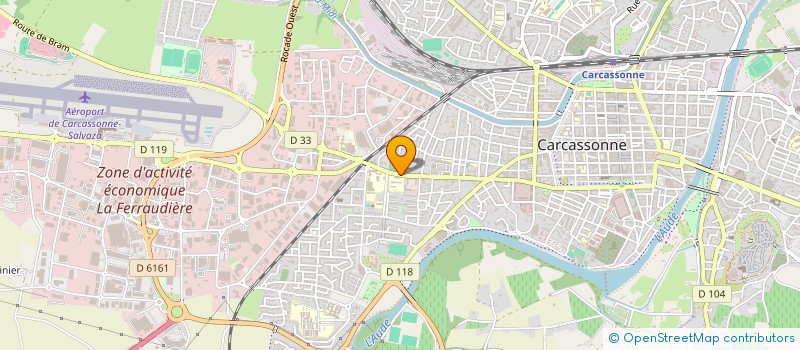 localisation de l'entreprise CARCASSON MVTS MULTICUL EDUC FRATER  CARCASSONNE
