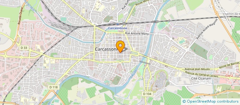 localisation de l'entreprise CARCASSONNE CAOUTCHOUC ALIMENTATION à CARCASSONNE