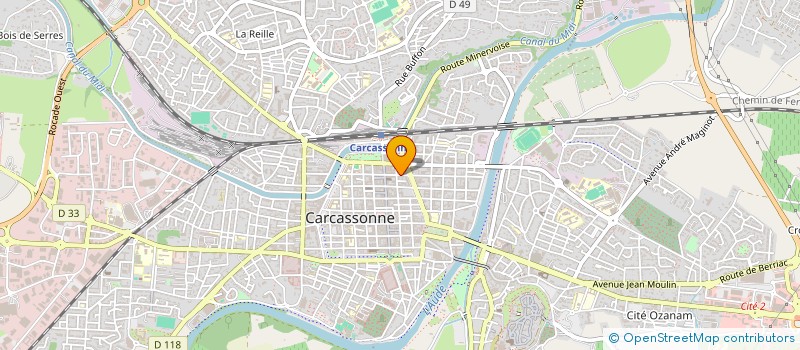 localisation de l'entreprise CARCASSONNE LIBERALE URGENCES à CARCASSONNE