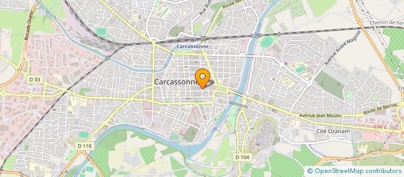 localisation de l'entreprise CARCASSONNE PAINTBALL à CARCASSONNE