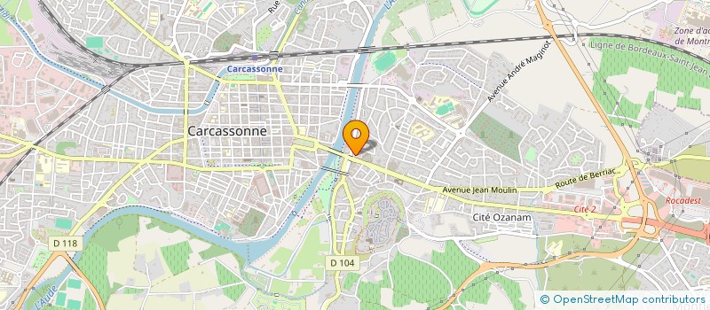 localisation de l'entreprise CARCASSONNE TRAIL CLUB  CARCASSONNE
