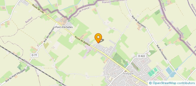 localisation de l'entreprise CARCE  NIEPPE