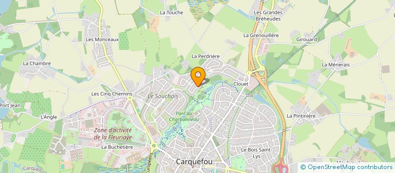 localisation de l'entreprise CARCEL 44  CARQUEFOU