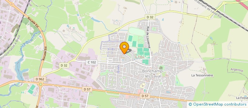 localisation de l'entreprise CARCEL JEREMY  BONCHAMP-LES-LAVAL