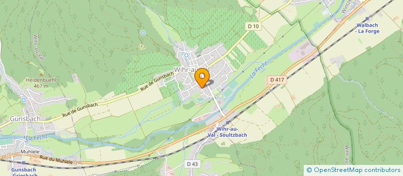 localisation de l'entreprise CARCELLE  WIHR-AU-VAL