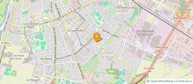 localisation de l'entreprise CARCELLE PENSIBIS à CORMELLES-LE-ROYAL