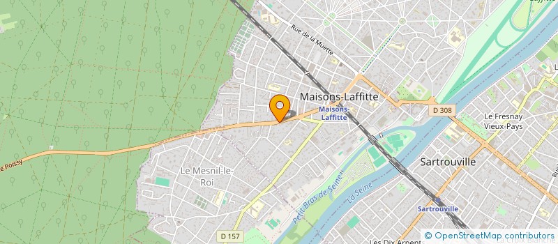 localisation de l'entreprise CARCENAC ASSOCIES à MAISONS-LAFFITTE