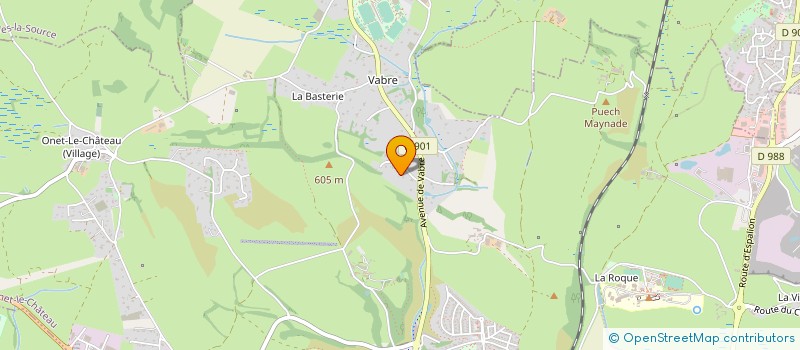 localisation de l'entreprise CARCENAC PATRICK SARL à ONET LE CHATEAU