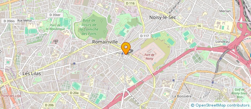 localisation de l'entreprise CARCHARIAS DEVELOPMENT à ROMAINVILLE