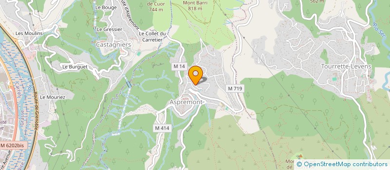 localisation de l'entreprise CARCHRIS à ASPREMONT