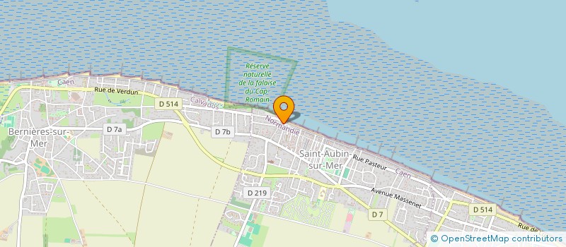 localisation de l'entreprise CARCINUS  SAINT-AUBIN-SUR-MER