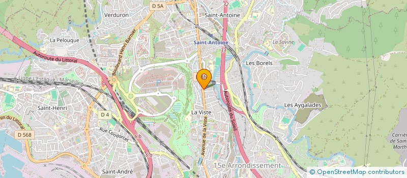localisation de l'entreprise CARCITY13 à MARSEILLE