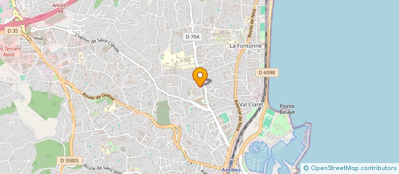 localisation de l'entreprise CARCLINIC à ANTIBES