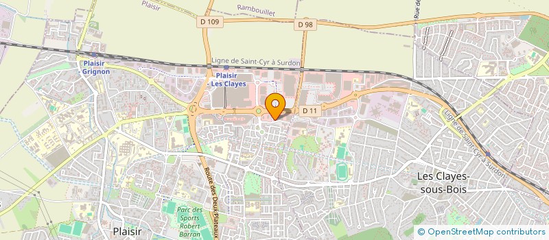 localisation de l'entreprise CARCO PLAISIR  PLAISIR