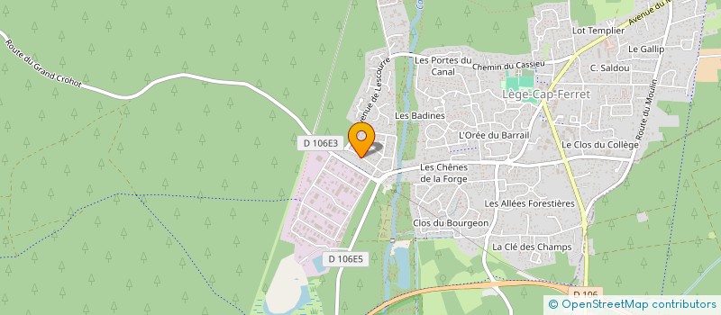 localisation de l'entreprise CARCOPS  LEGE-CAP-FERRET