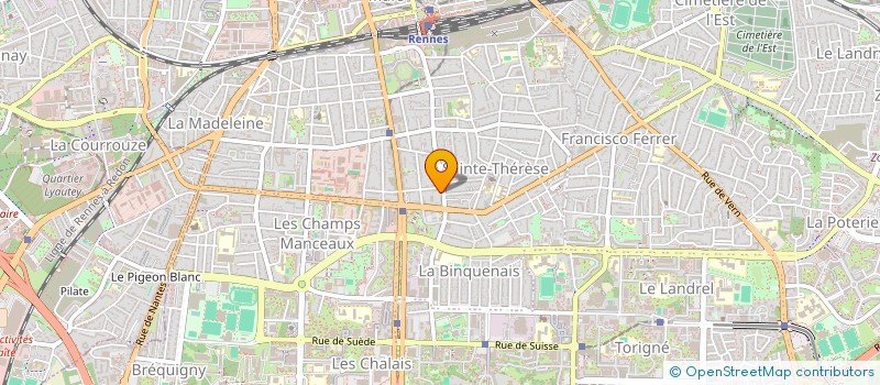 localisation de l'entreprise CARCREFF CONTENTIEUX  RENNES