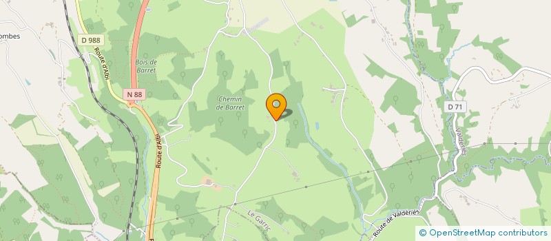 localisation de l'entreprise CARCY EURL  LE GARRIC