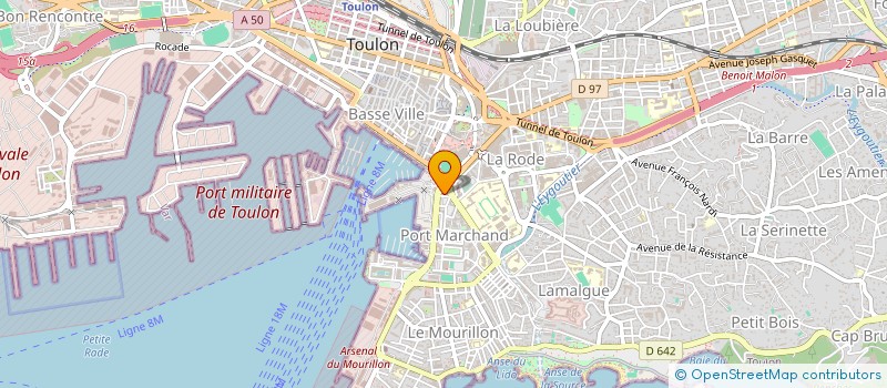 localisation de l'entreprise CARD  TOULON