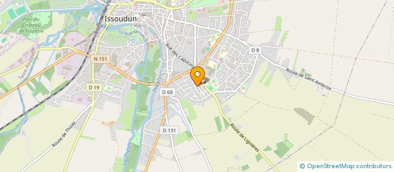 localisation de l'entreprise CARD à ISSOUDUN