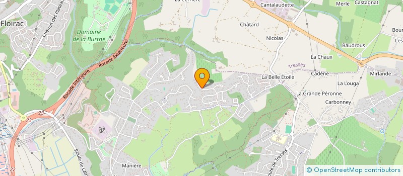 localisation de l'entreprise CARD CAPI 2042  BOULIAC